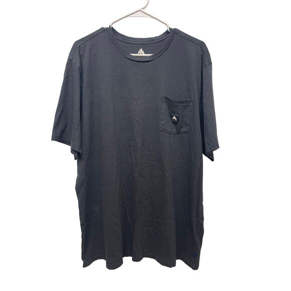 Burton Men's Colfax Short Sleeve T-shirt black size XXL basic t-shirt - Picture 1 of 6